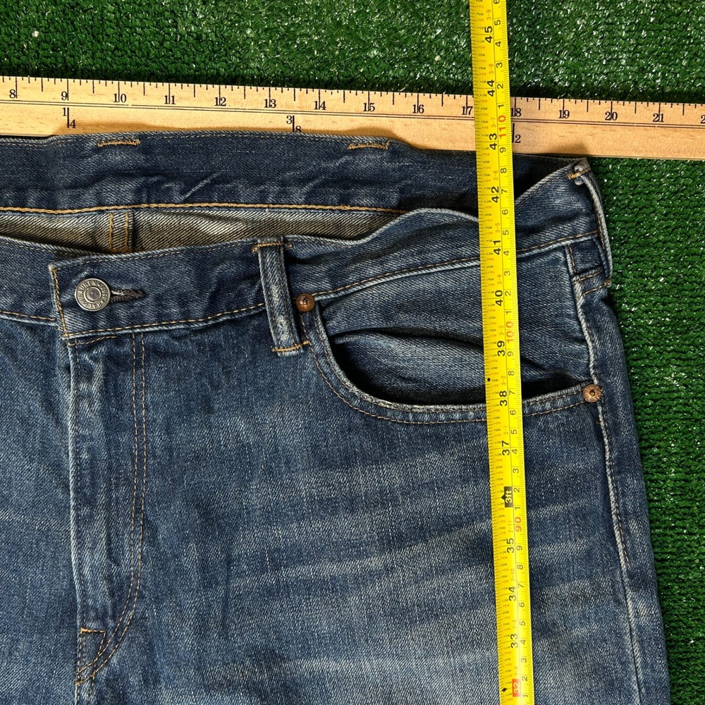 Classic Fit 867 Polo Ralph Lauren Faded Denim Jeans Blue 38x32 - Picture 7 of 11